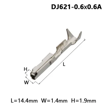 50ШТ priključak HM-RD-233 serije 0.6 priključak bakar terminal DJ621-0.6 × 0.6 A