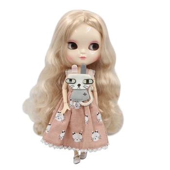 DBS LEDENI lutka broj BL3139 s dugu plavu kovrčavu kosu, bijele kože i чашеобразным tijelom, dječje igračke na poklon za djevojčice