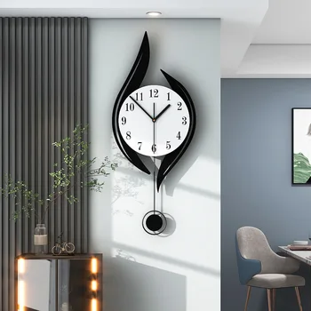 Moderni kreativna kućni satovi za dnevni boravak, nova jednostavne drvene modni nakit restorana, glupi sat, uređenje kuće, zidni satovi