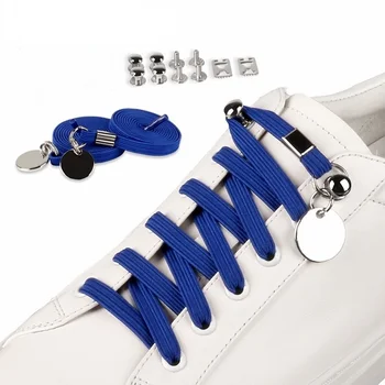 Novi 17 Boja Vezice Bez Kravate Elastična Buckle Moderan Sustav Brze-Uvezivanje Vezice Za Cipele