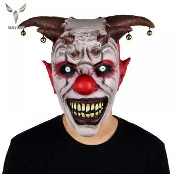 WAYLIKE Halloween Horor Zvona Klaun Lateks Maska ubojice Demon Klaunovi za cijelo Lice Latex Maska, Kostim Stranka Cosplay Maska